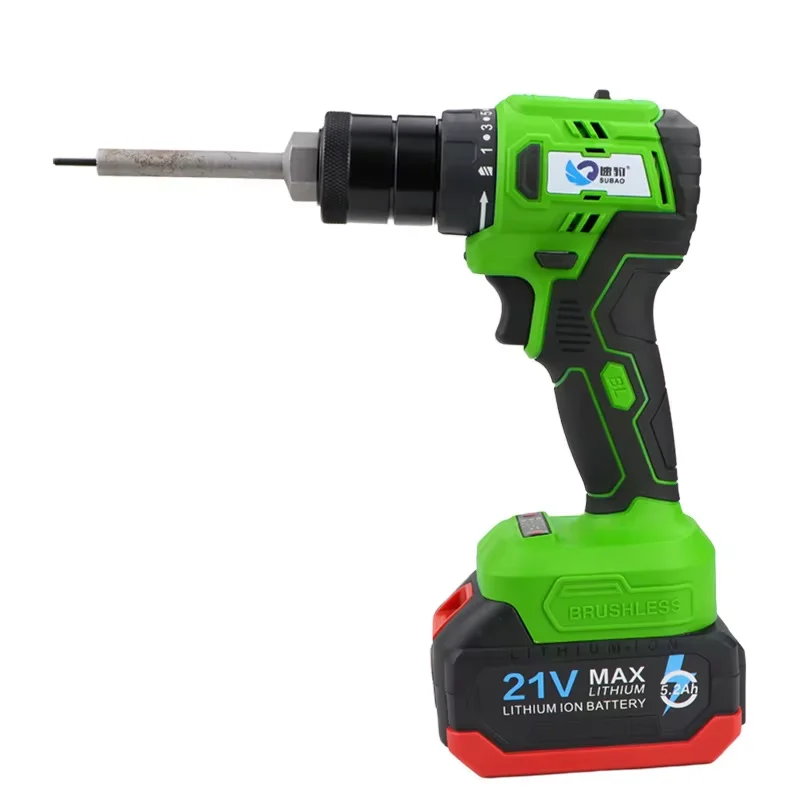 SUBAO ขยายรุ่นชาร์จ Rivet Gun 10 ส่วน 5.2Ah อัตโนมัติ Rivet Nut Gun เหมาะสําหรับ M3-M8 ถั่ว