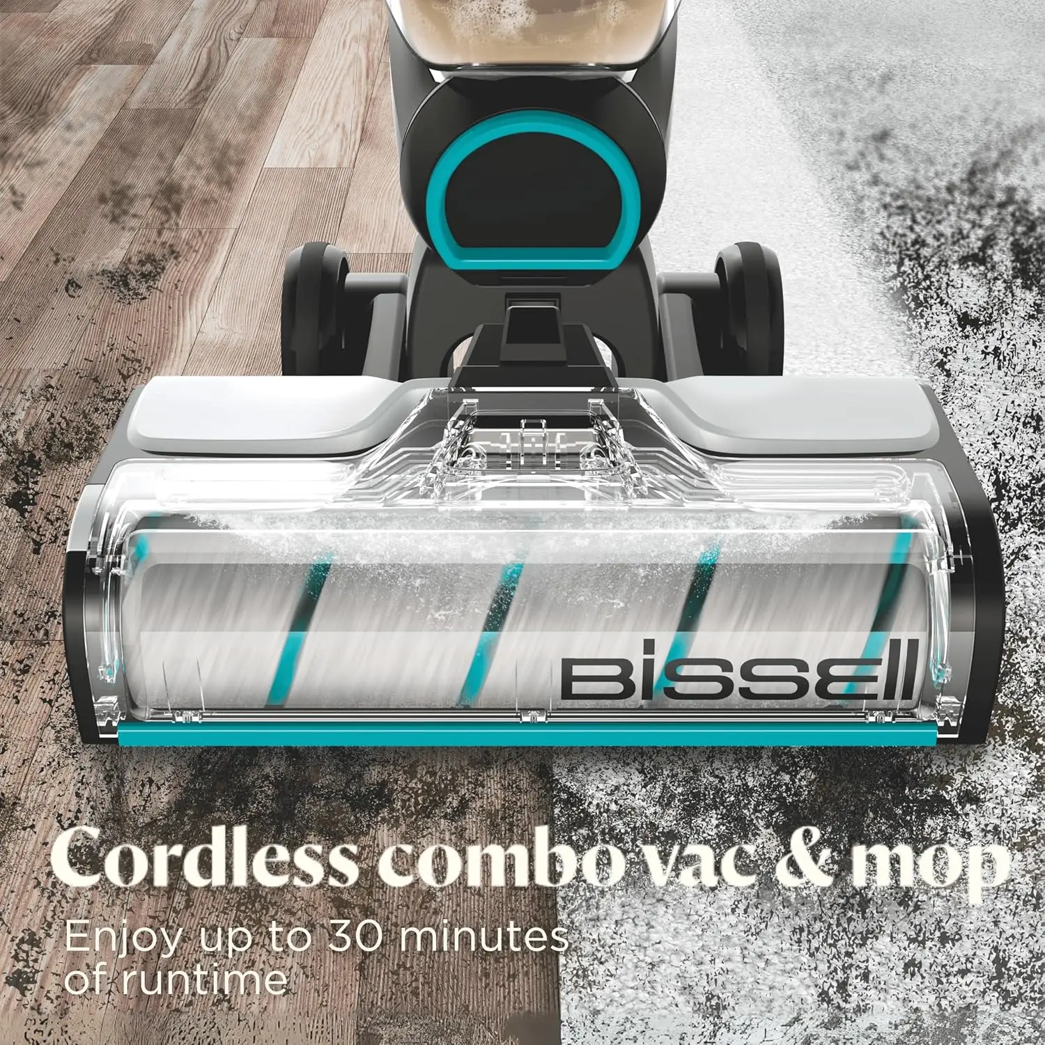 CrossWave Cordless Max Vacuum Mop All in One Wet and Dry Vac Combo Hard Floor Cleaner and Area Rugs, Cordless Mop, Pack-in Formu