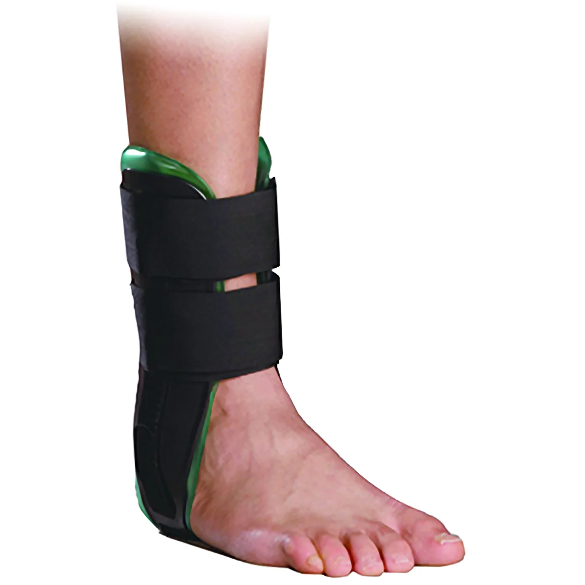 KOMZER Air Gel Ankle Brace, Stirrup Ankle Splint-Rigid Stabilizer for Sprains, Strains, Post-Op Cast Support & Injury Protection