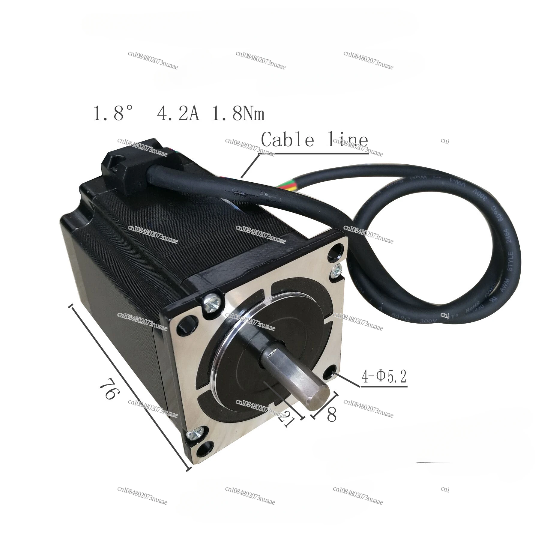 

57bygh76 Stepper Motor 1.8 Degrees 4.2a 1.8nm 57 Stepper Motor Nema23