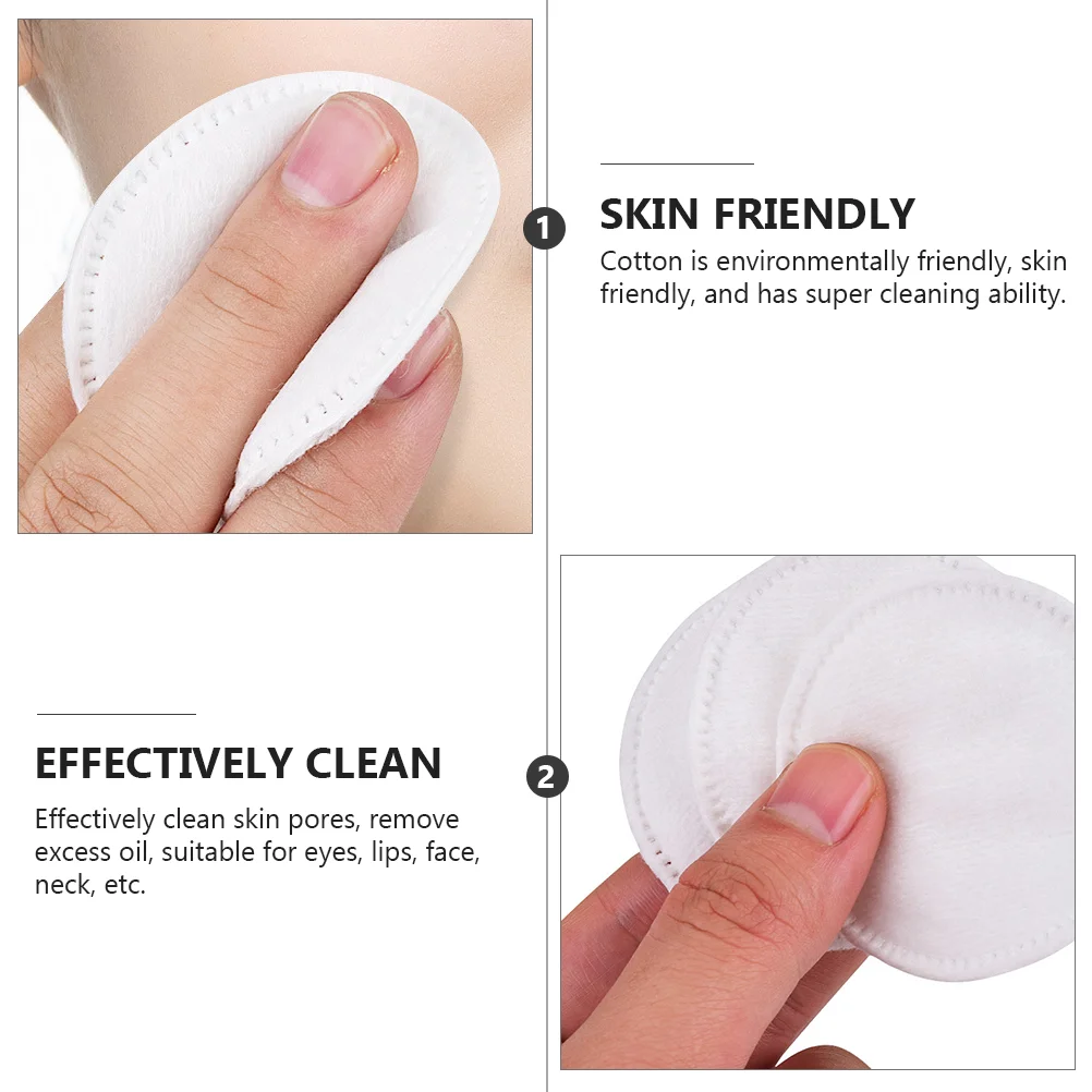 Cotton Pad Reusable Makeup Remover Puff Cleaning Pads Facial Round Face Pure Wipe Female Miss