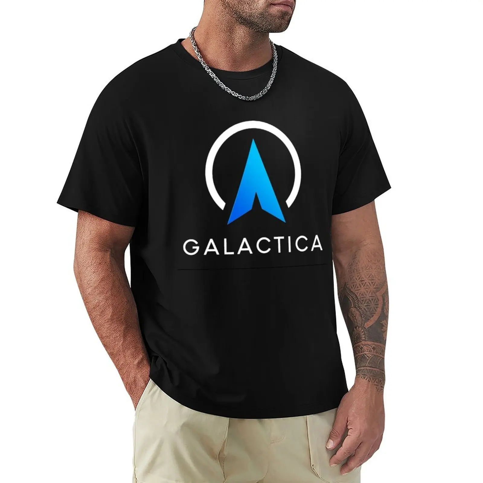 

galactica logo T-Shirt Louboutins T-shirts oversize slim fit t shirts for men