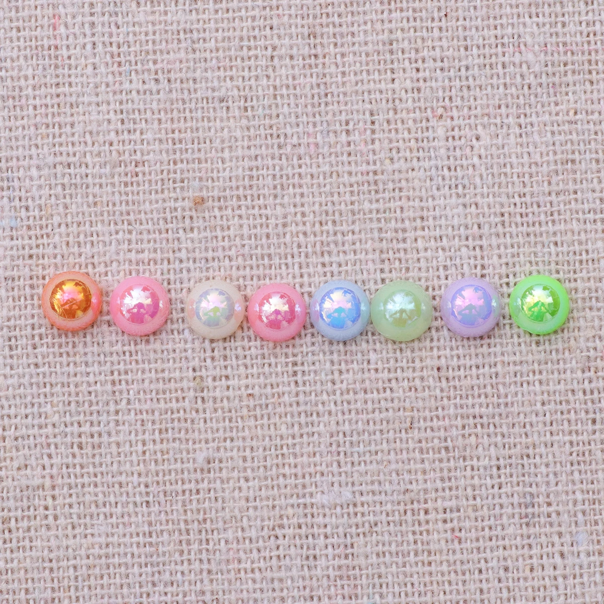 

700 pcs Imitation Pearl Resin Abs Craft Accessories Mixed Colors Flat Back Half Round For Diy Phone Shell Blessing Bag