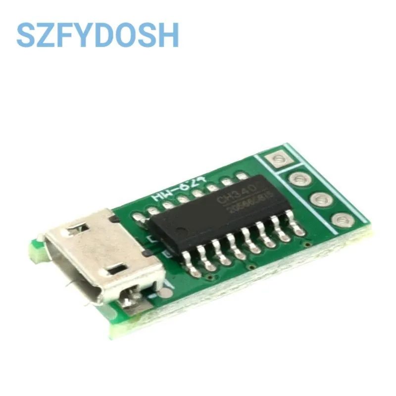 CH340C Micro USB To TTL Serial Port ISP Download Module 5V/3.3V 500ma Replace CP2102 CH340G CH340T For STM32 51 With DuPont Line