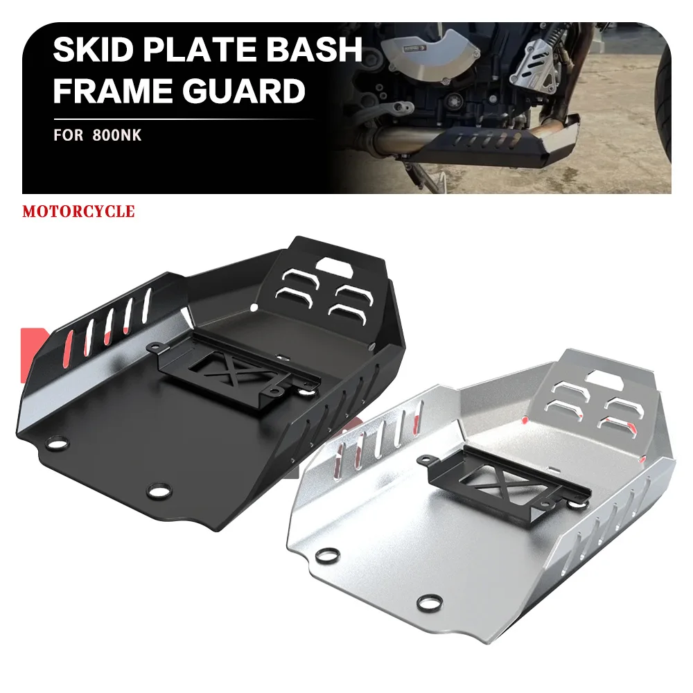 

2023-2024 New Accessories Motorcycle CNC Skid Plate Bash Frame Guard Under Engine Protection Cover For CFMOTO 800NK 800 NK NK800