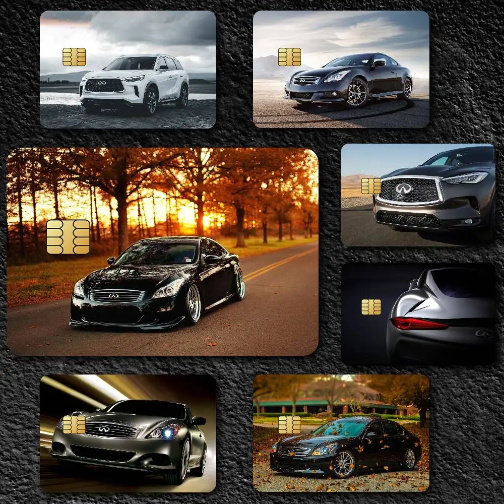 Fashion I-Infiniti Credit Card Skin Stickers for Bank Card Bus Metro Card Sticker Waterproof Gift