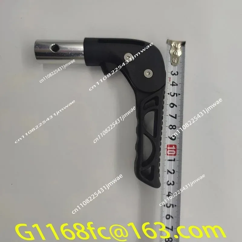 180 ° Folding Rear Push Handle Wheelchair Accessories Installation Pipe Diameter 22MM Sports Wheelchair Aluminum Alloy