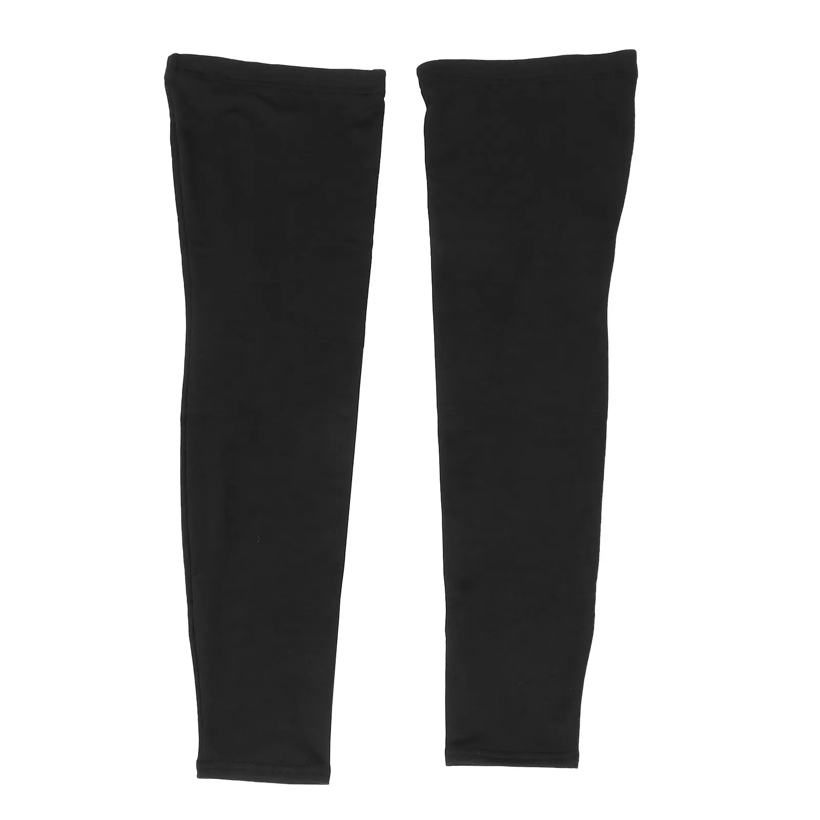 1Pair Autumn Winter Cycling Leg Sleeve Thermal Fleeced Windproof Shell Knee Warmer Sports Leg Cover for Riding Training Running