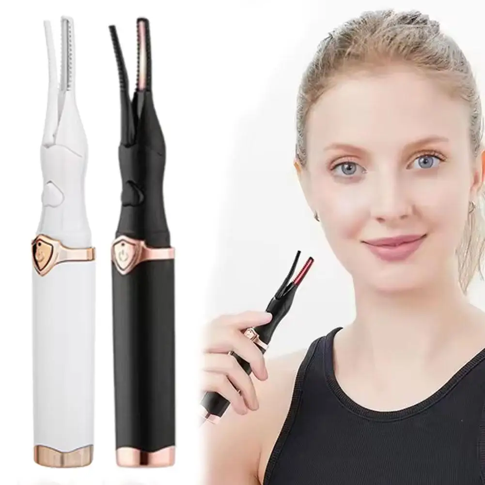 2-in-1 Thermische Wimperkruller Draagbare Intelligente Nieuwe Verwarmde Elektrische Tool Wimper Controle Up Maken Curler Styling Temperat W2q1