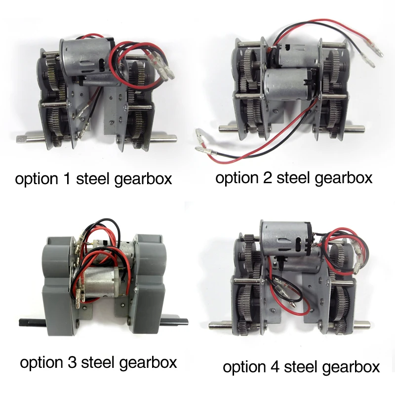 

Assembled Steel Metal Gear Upgrade Engine Box for Henglong 1/16 1:16 RC Tank