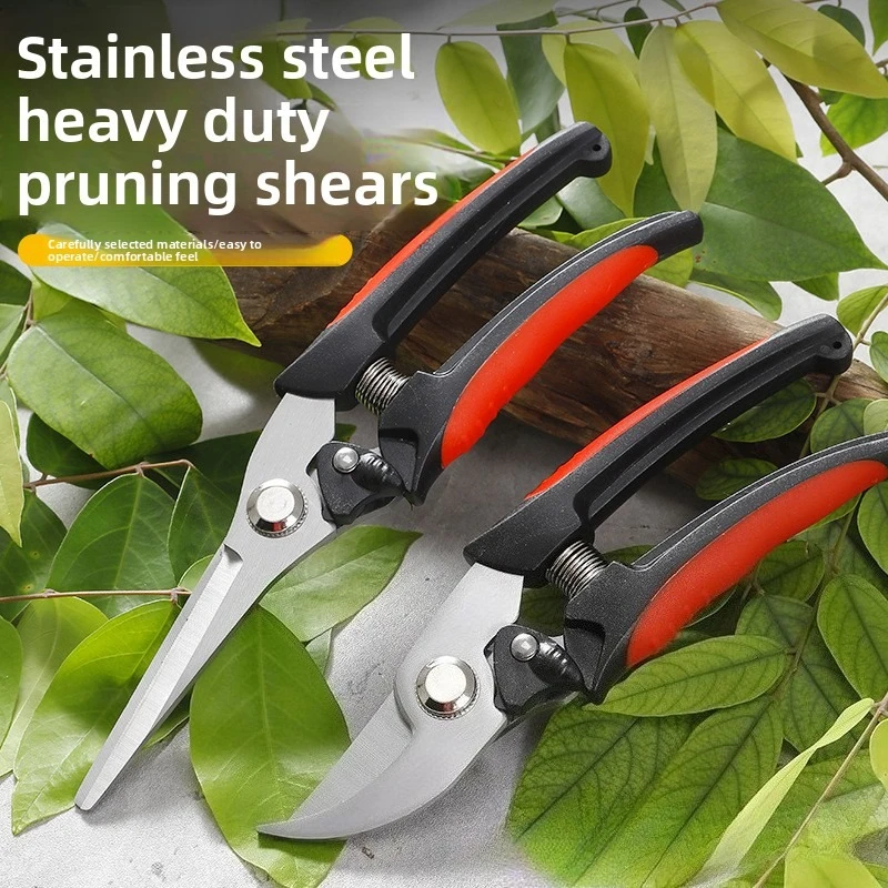 

Pruning Shears Branch Shears Fruit Tree Special Powerful Thick Branch Shears Stainless Steel Garden Gardening Tools