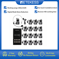Retekess T130U UHF Tour Guide System Audio Guide Set for Church Translation Visit Tourism Factory Training Teaching Conference