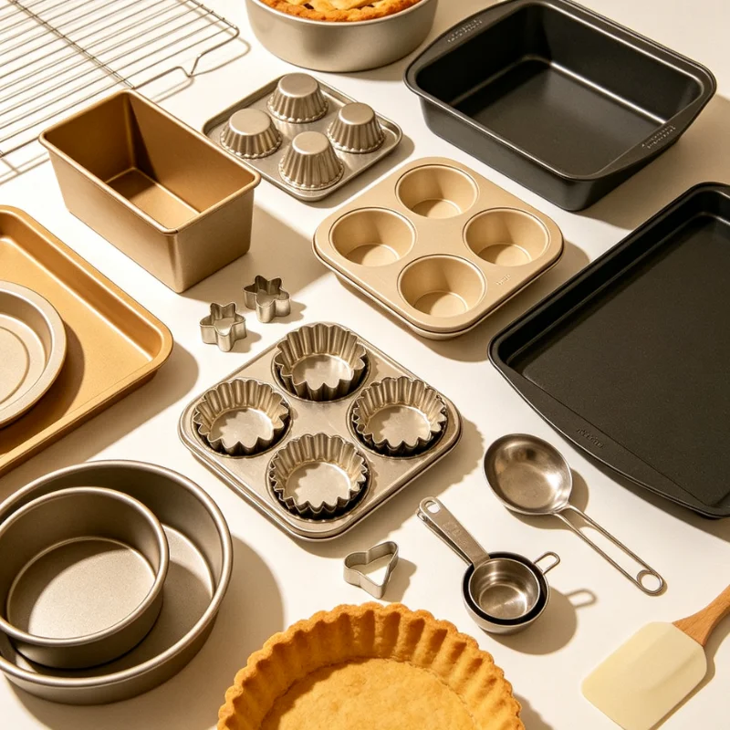 صندوق مفاجآت لأدوات الخبز والم - مراجعة Kitchen Baking Molds وسعره