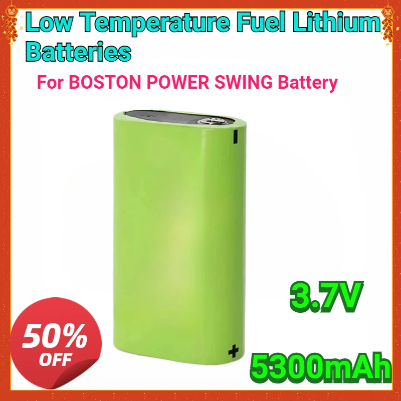 

New High-quality Battery for BOSTON POWER SWING 5300mAh 3.7V Low Temperature Fuel Lithium Batteries Cell 13A Discharge Battery
