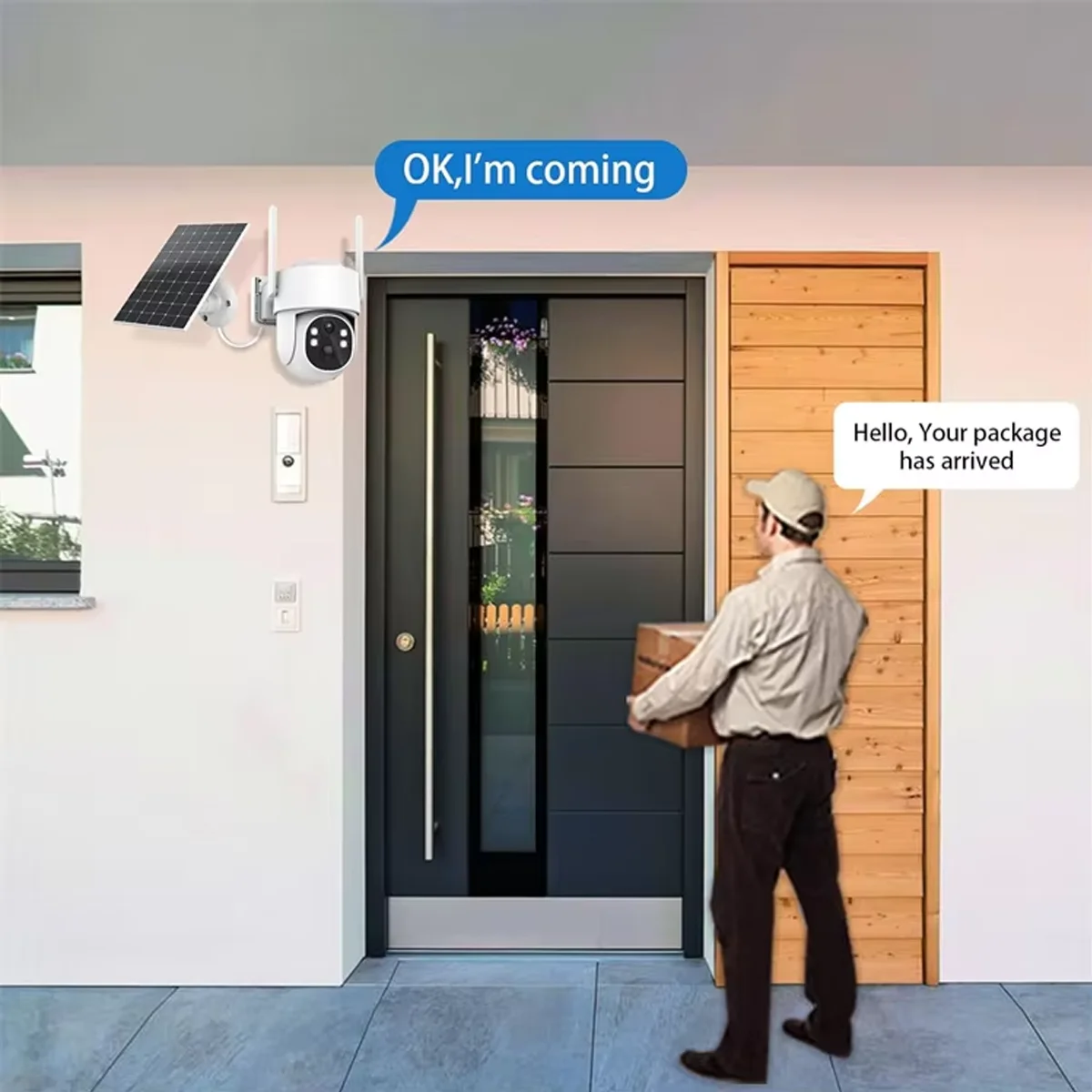 كاميرا ICSEE 4G/wifi 4MP تعمل بالطاقة الشمسية الخارجية: مقاومة لتسرب الماء، رؤية ليلية ملونة شحن بالطاقة الشمسية لا حاجة إلى كابلات أمن الحديقة/المرآب #6