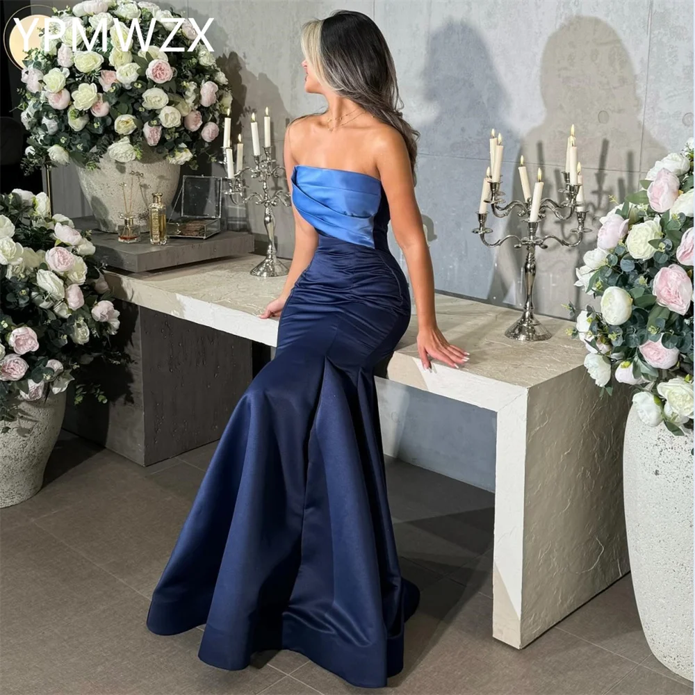 

Customized Prom Gown Formal Women Party Occasion YPMWZX Strapless Mermaid Floor Length Skirts Bespoke Dresses Evening D