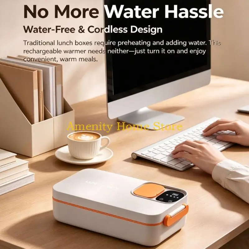 F26C Rechargeable Meal Heating Container Requiring No Added Water