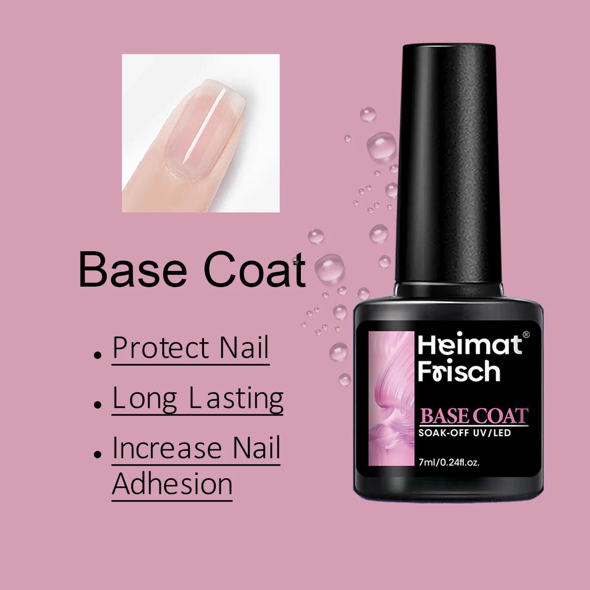 Gel polido e fosco com revestimento superior e inferior com efeito brilhante duradouro, esmalte de imersão, sem álcool, presente perfeito para