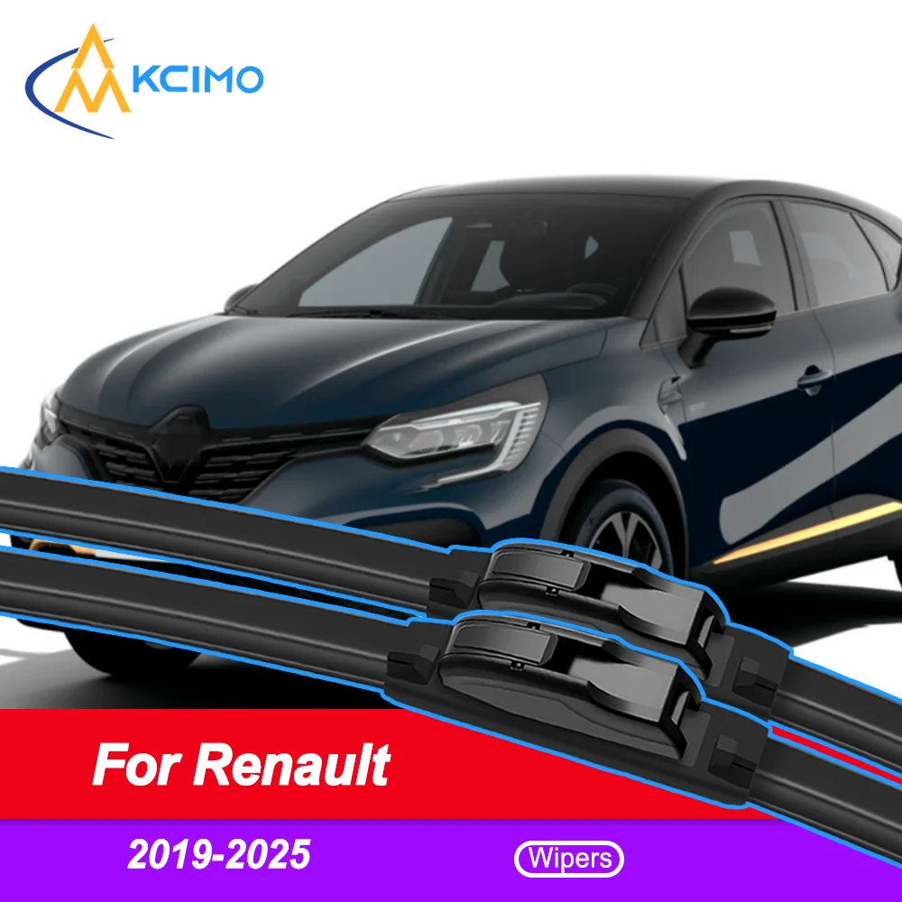 

2PCS HD Car Windscreen Wipers for Renault Captur XJB / HJB / HJE 2019-2025 Mitsubishi ASX (2023) Front Windshield Accessories