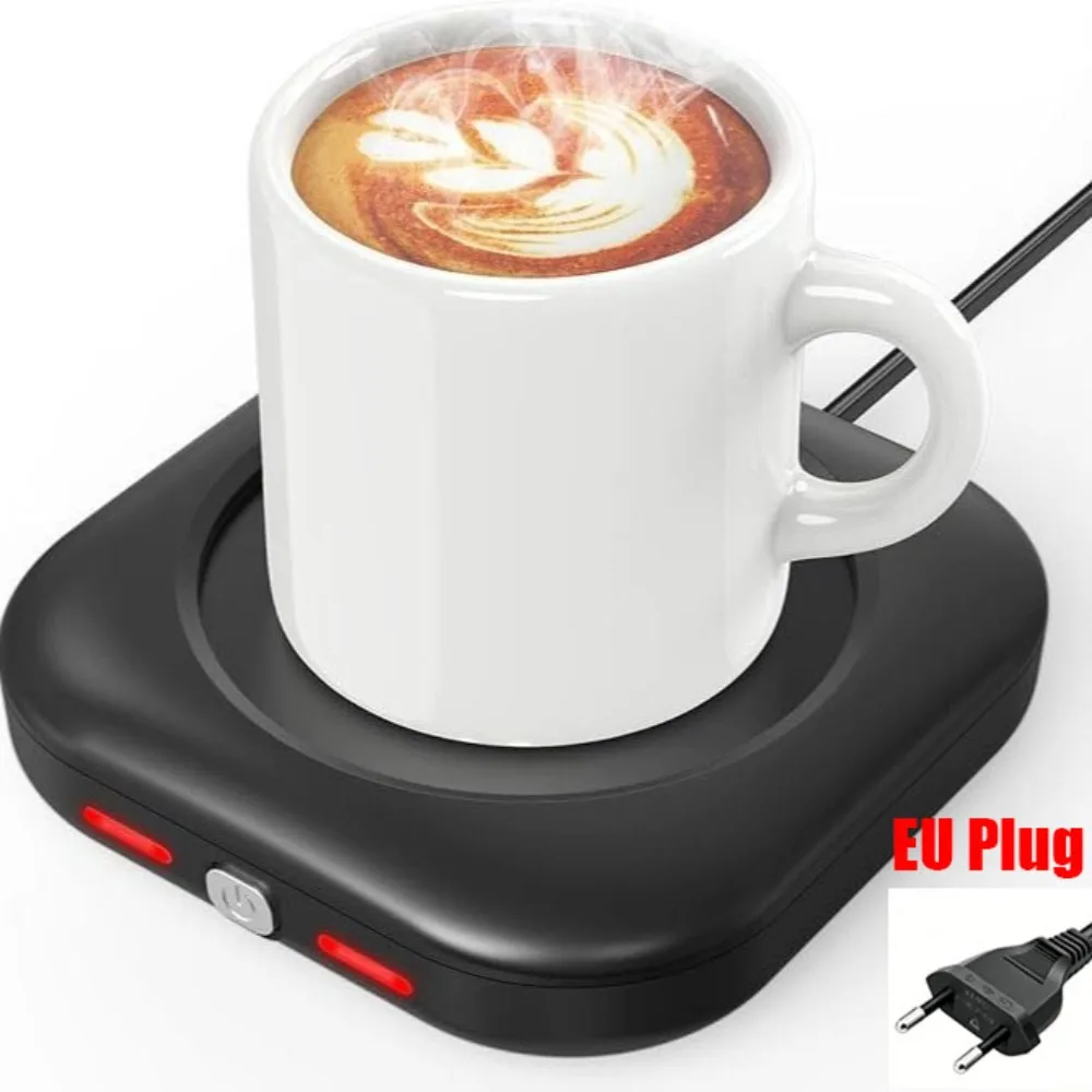 Auto Shut Off Coffee Mug Warmer Timer Function 3 Temperature Setting Smart Cup Warmer Thermostat Coaster Cup Heating Pad Gifts