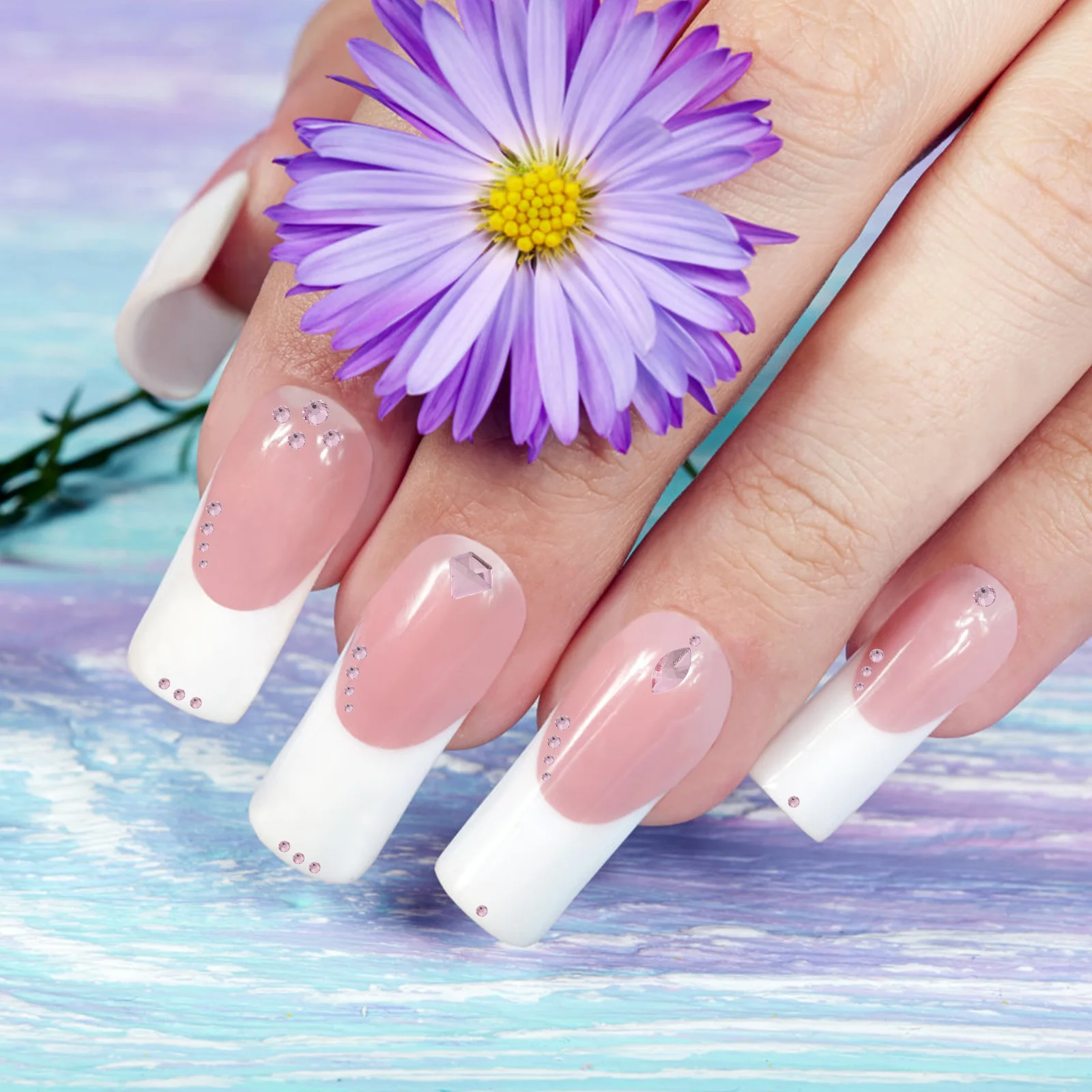 

1 Box Multi Shapes Flatback Nail Art Diamond Decor Gems For Diy Manicure Decorations Craft Shoes Clothes Accessories Nail