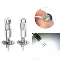 2PCS H1 H3 LED Headlight Bulb 100W High Low Beam Fog Driving Light Bulbs 6000K White Bight for Auto Car Truck SUV Headlamp