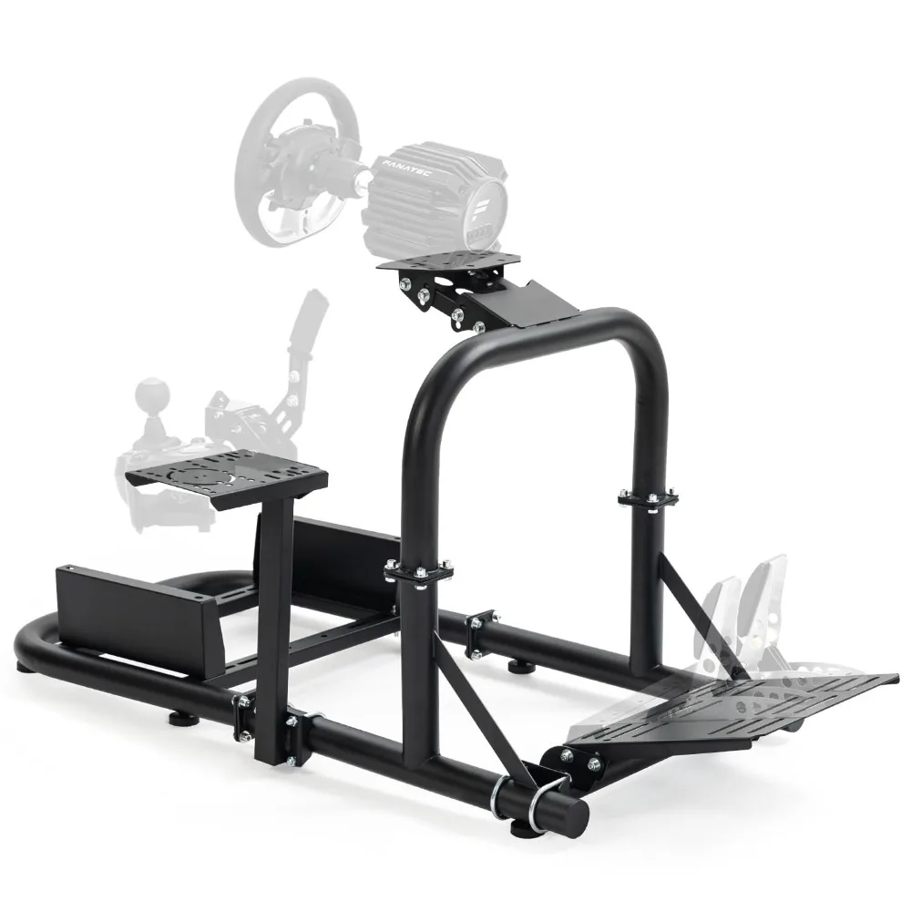 

Racing Simulator Cockpit Fit for Logitech G27 G29 G920 G923, Fanatec,Thrustmaster T300RS T500R,Upright Stable Sim Racing Cockpit