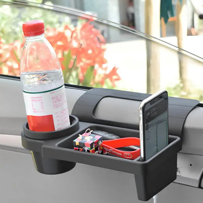 

Multifunctional Car Organizer Box With Cup Holder Drink Holder Side Door Window Phone Slot Hanging Storage Rack Holder