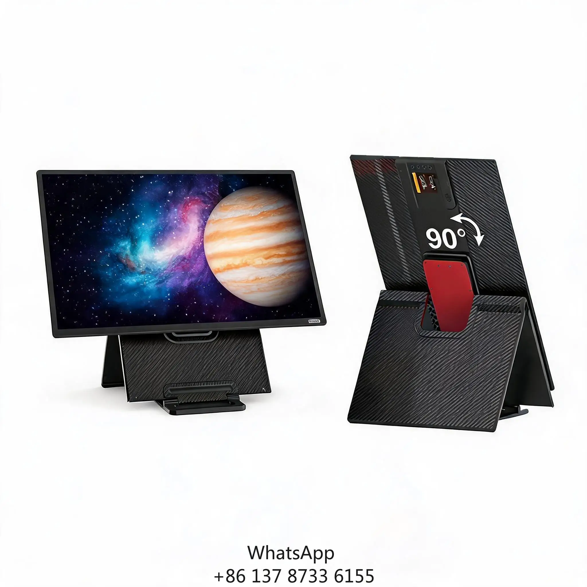Laptop Display Screen 23.8 Inches 4K UHD IPS Panel Type C Portable Monitor Gaming Support Ultra Thin Slim Design