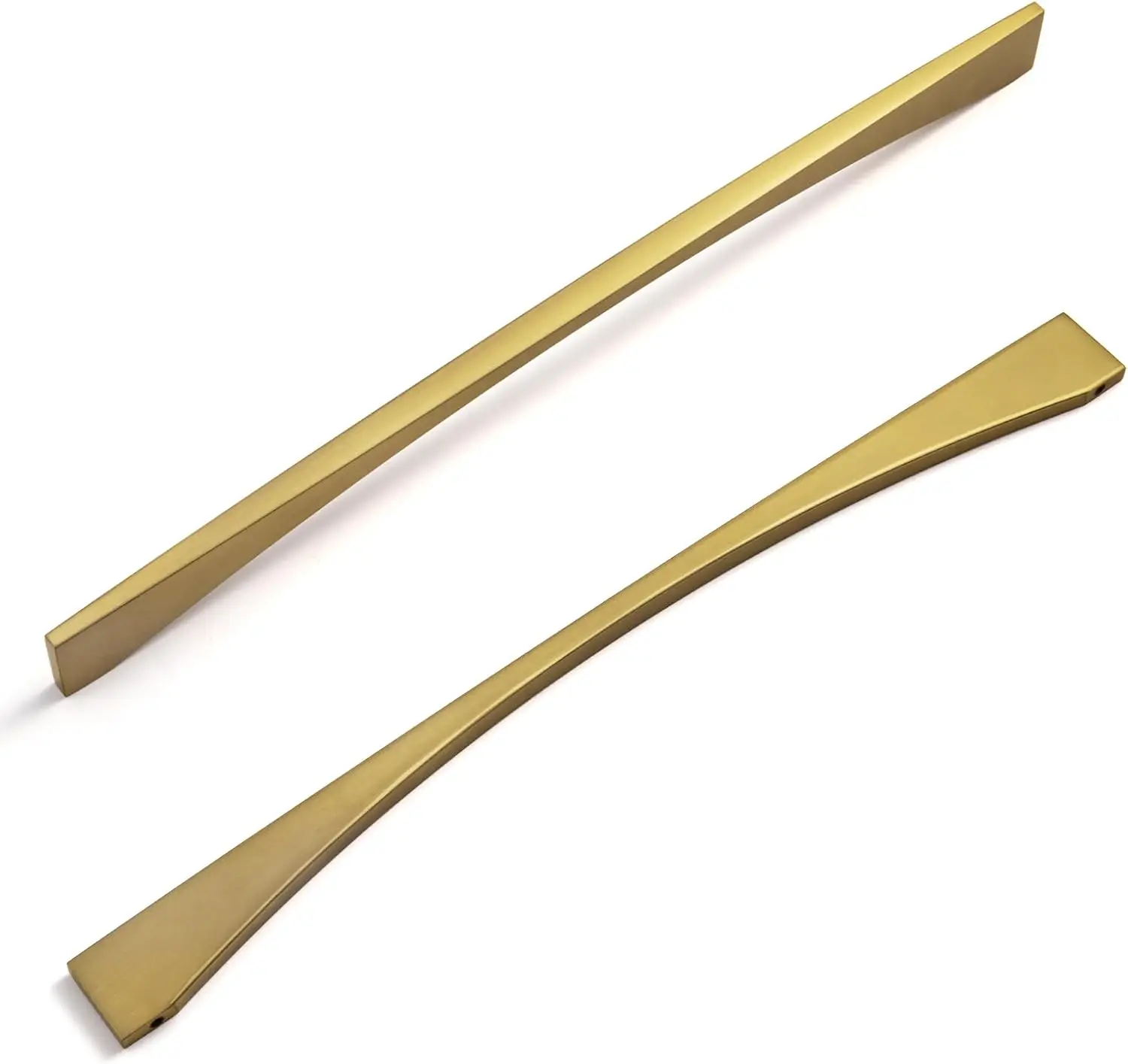 12.6 Inch Arch Shaped Zinc Alloy Brushed Gold Cabinet Drawer Pull Handles Bulk Pack Of 6 Decorative Furniture Hardware For Home Storage Cabinet Renovation