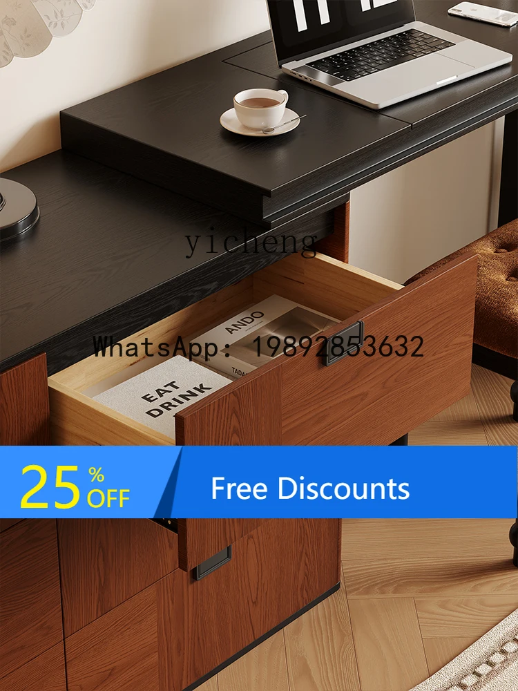 French Retro Vintage Style Dressing Table Chest of Drawers Extendable Bedroom Corner Makeup Table