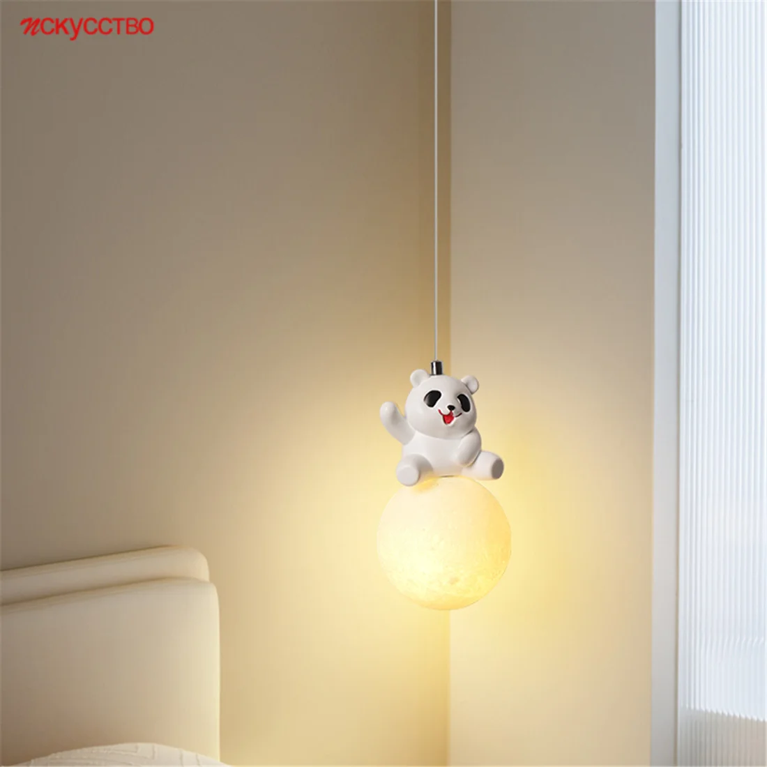 

Cartoon Kids Bear Elephant Moon Led Pendant Lights For Bedroom Bedside Study Sofas Suspension Lamp Fixtures Wall Art Sconces