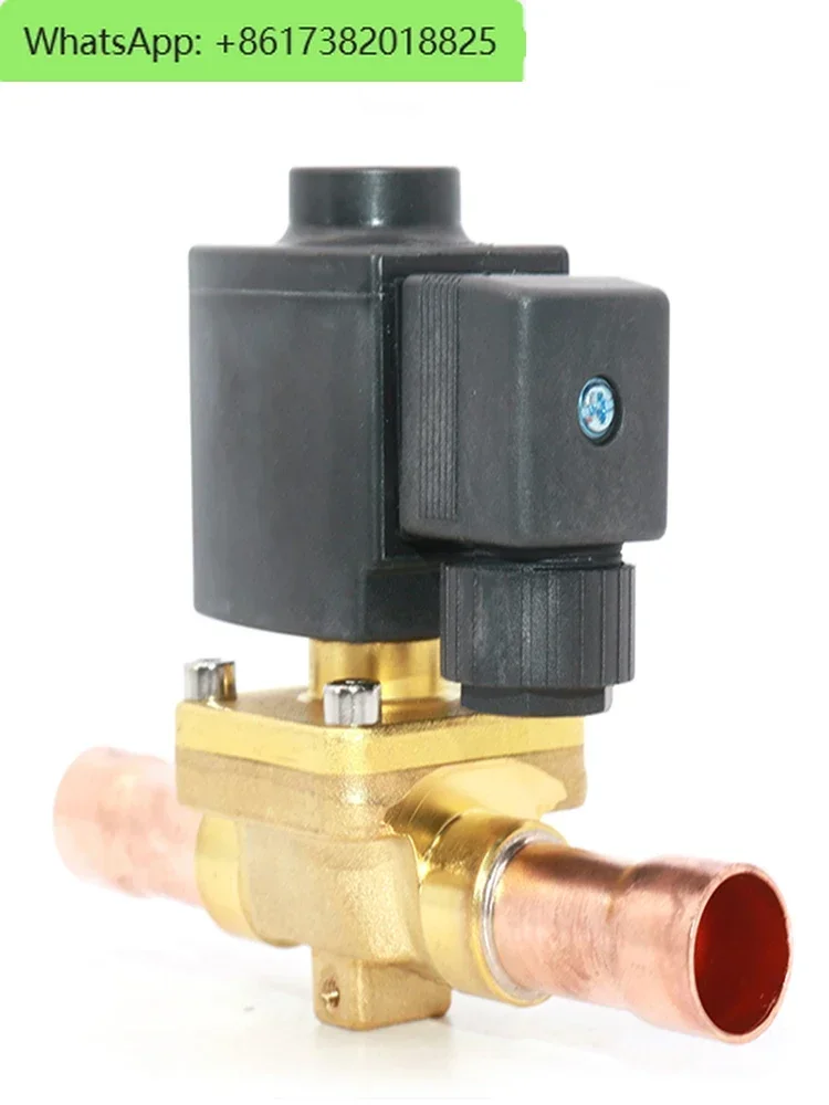 

Hongsen SV solenoid valve HM4 normally closed refrigerant globe valve solenoid two-way control valve 110V coil