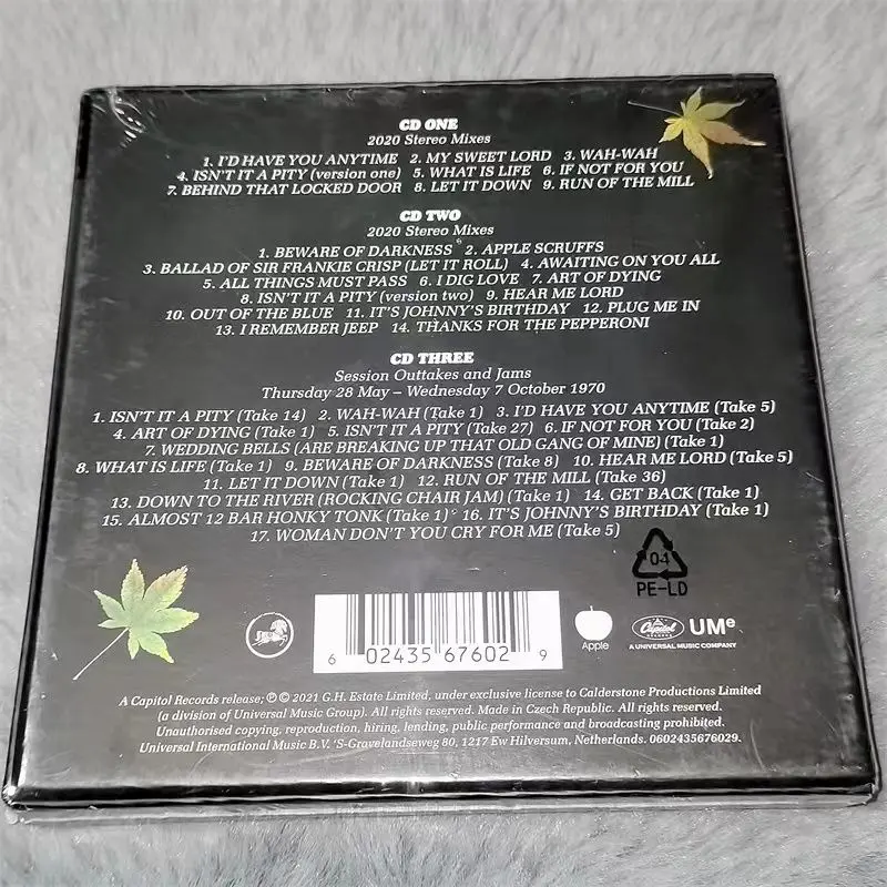 الكلاسيكية البوب جورج هاريسون الموسيقى القرص المضغوط كل الأشياء يجب تمرير ألبوم الموسيقى سجل وكمان سيارة Soundtracks صندوق جمع هدية #2