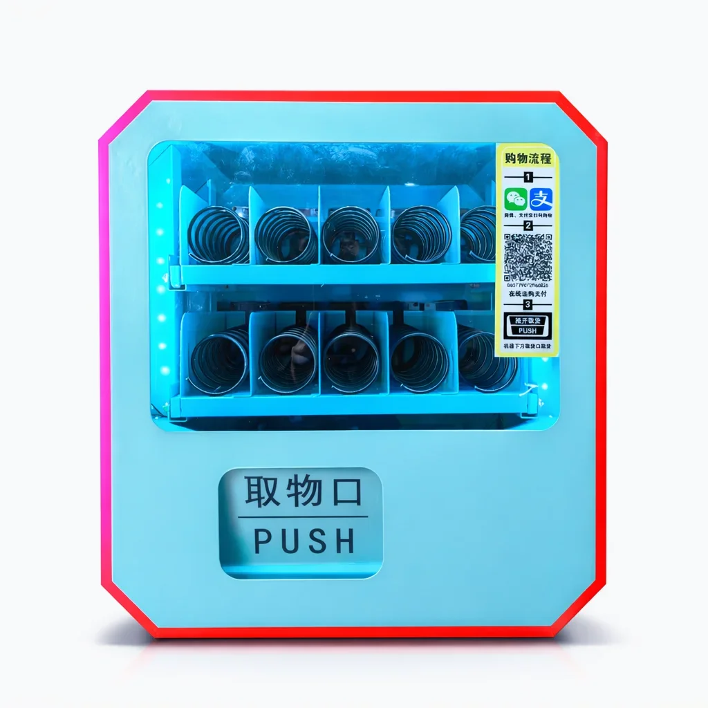 Hotel Adult Self-service Unmanned Automatic Commercial Vending Machine for Cigarettes Snacks Beverages 10 Slots Alipay Payment