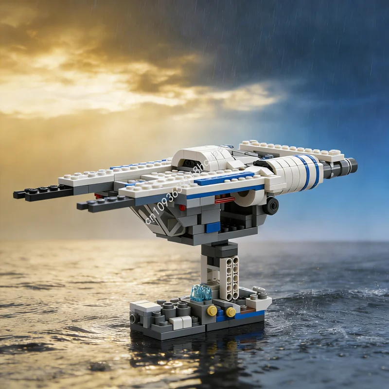 

442pcs MOC Star Battle U Wing Concept Art Drop Ship ALT Model Building Toy Blocks Christmas Gifts Construction Education Brick
