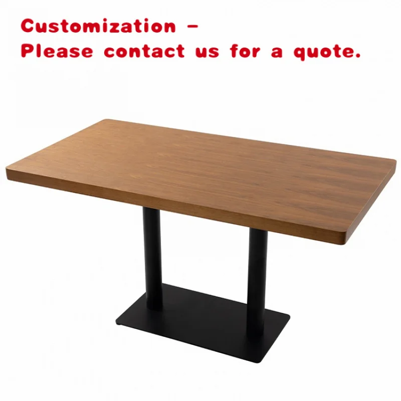 custom.Modern Design Rectangular Restaurant Tables Foshan Cheap 4-Seater Solid Wood Dining & Living Room Furniture Hotels
