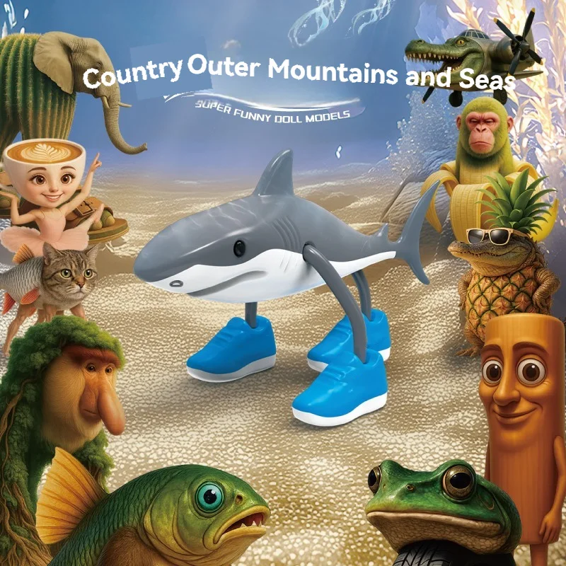 TungTungTungSahur ثلاثية الأبعاد Brainrot تجميعها نماذج التماثيل الإبداعية الديكور الحرف المنمنمات المغناطيسية #6