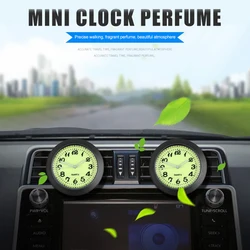 40MM 43MM Luminous Auto Gauge Clock Mini Car Air Vent Quartz Clock Air Outlet Watch Clock For Styling Waterproof Car Accessories