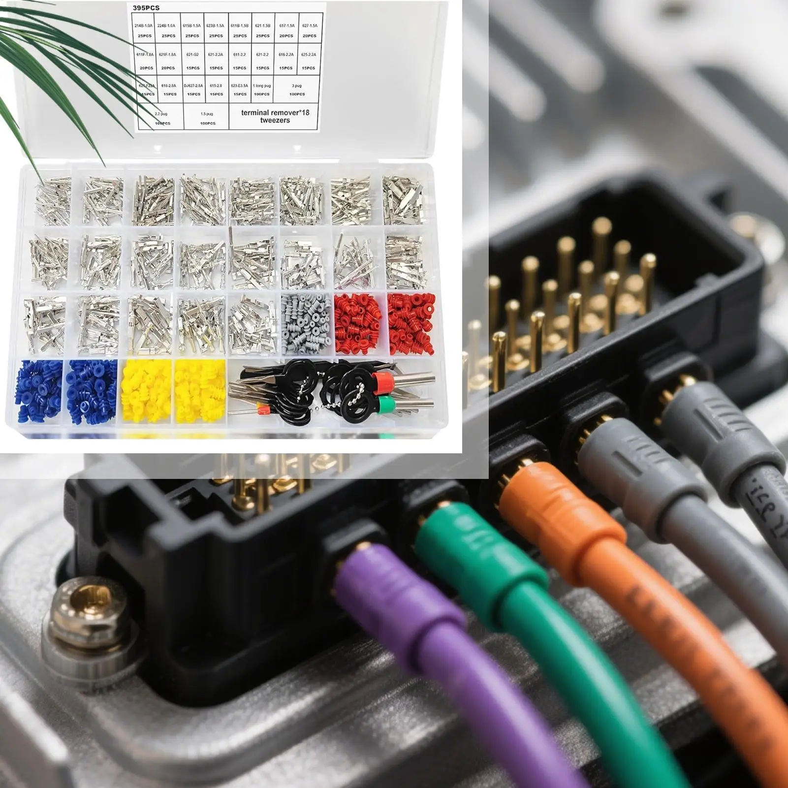 

Комплект электрических разъемов, 21 типов, набор штифтов для ремонта автомобилей, комплект устойчивых к окислению электрических разъемов 1/1,5/1,8/2,2/2,8/3,5 мм для