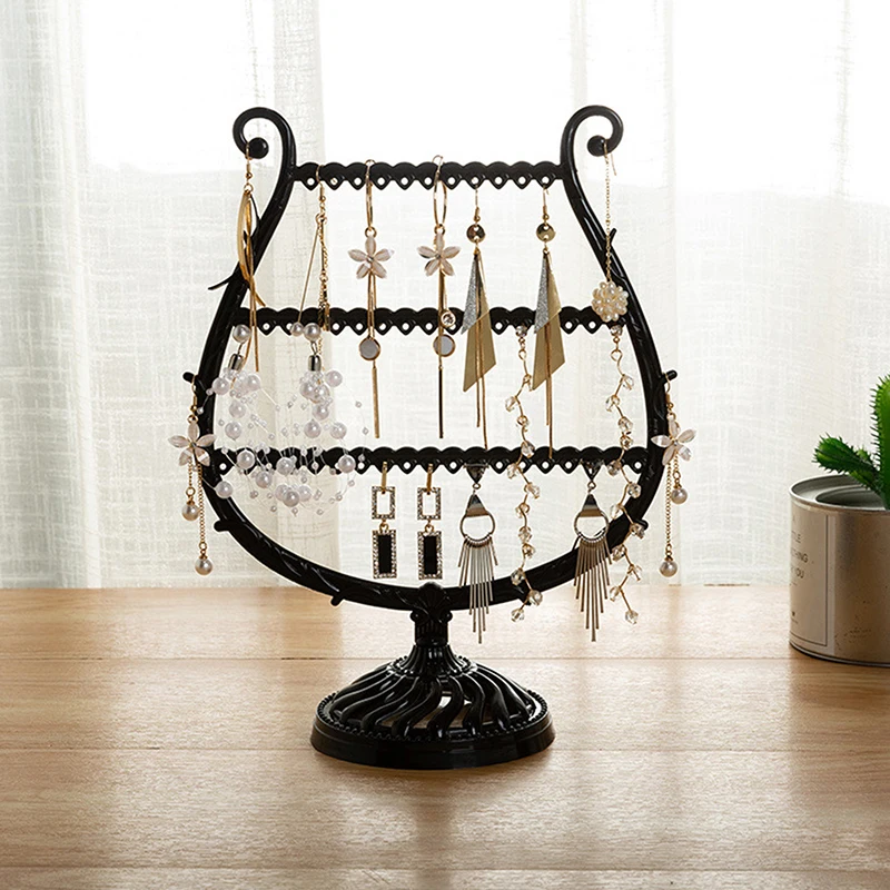 Wine Glass Shape Jewelry Display Stand Earrings Necklace Ring Jewelry Display Tray Storage Racks Holder Make Up Decoration