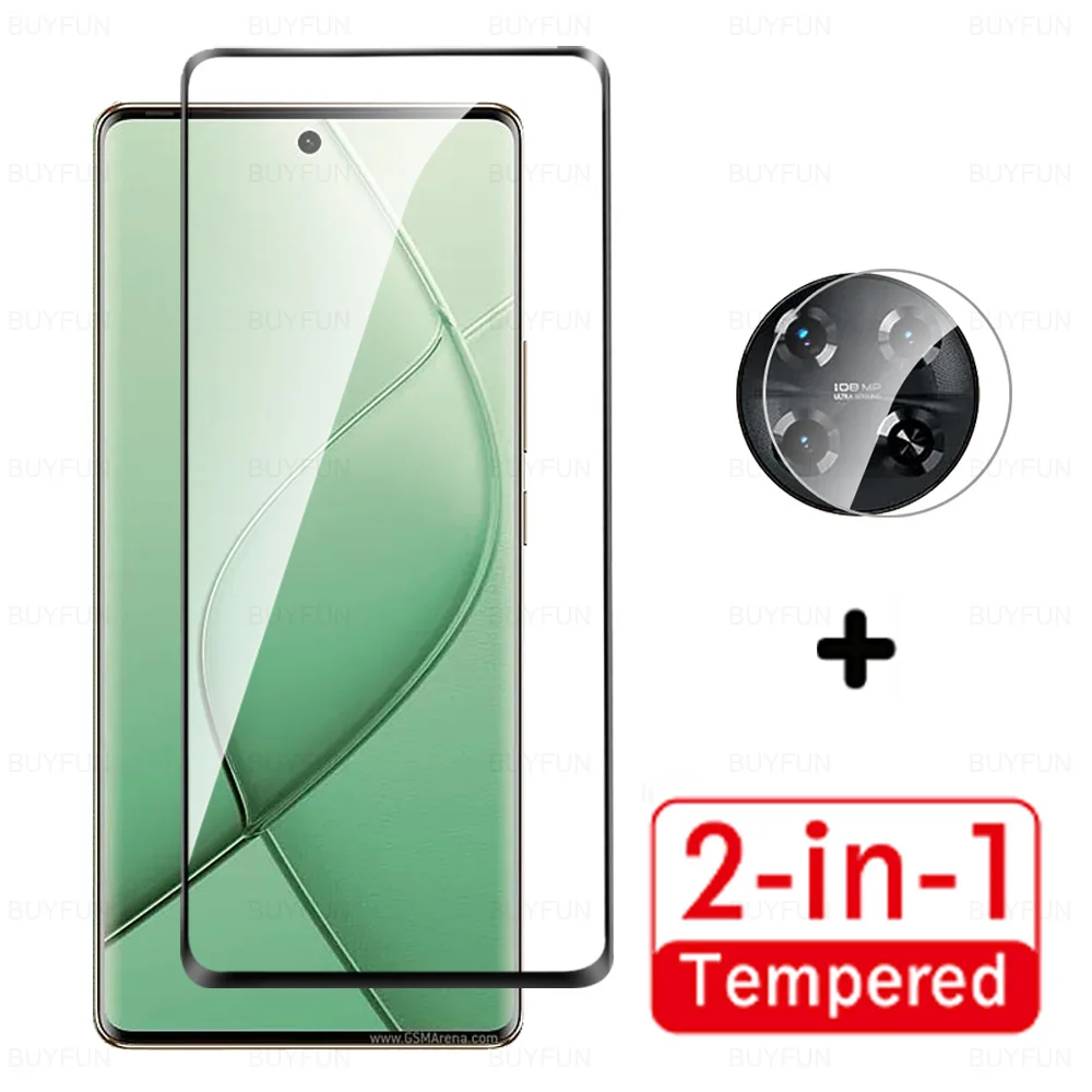 2in1 Curved Tempered Glass For Tecno Spark 20 Pro+ Camera Screen Protector Spark20 Pro Plus Spark20Pro ProPlus 20ProPlus 4G KJ7