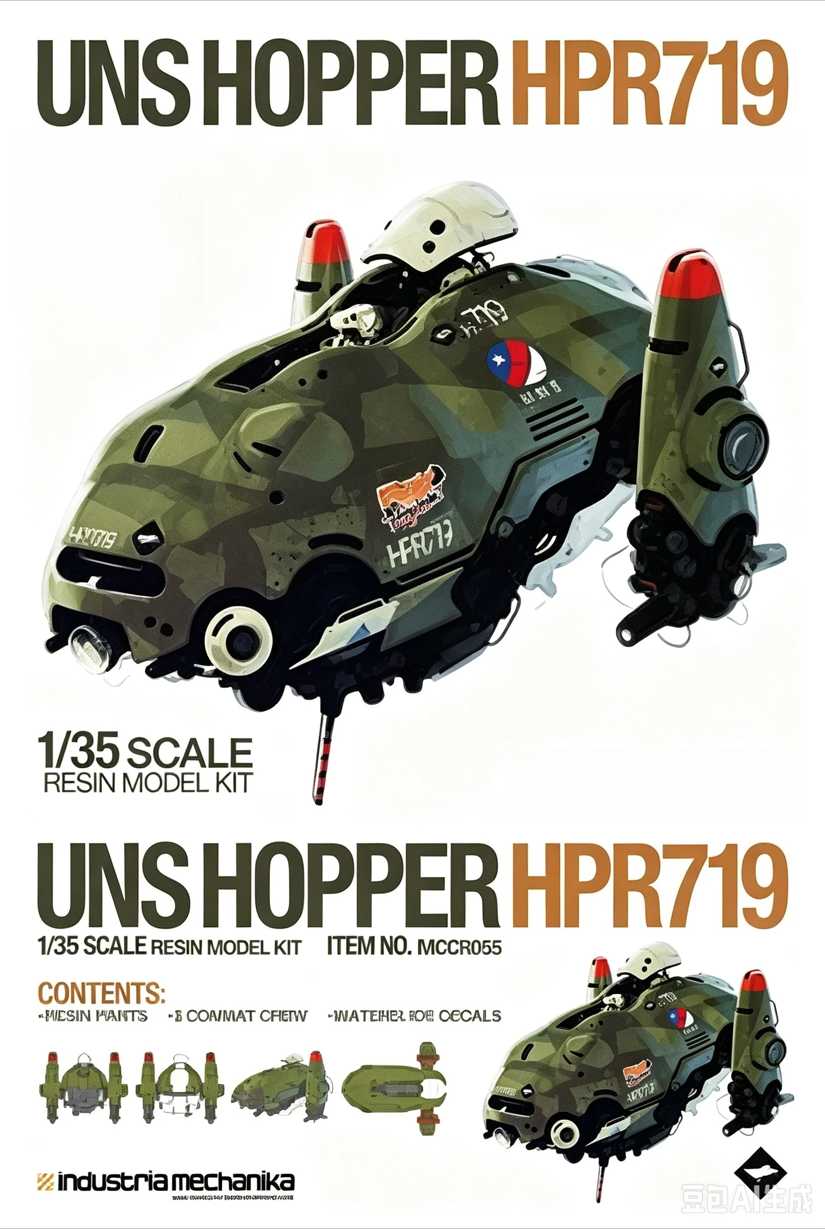 kit-de-modele-en-resine-1-35-modele-de-vehicule-militaire-extra-large-de-science-fiction-structions-non-incluses