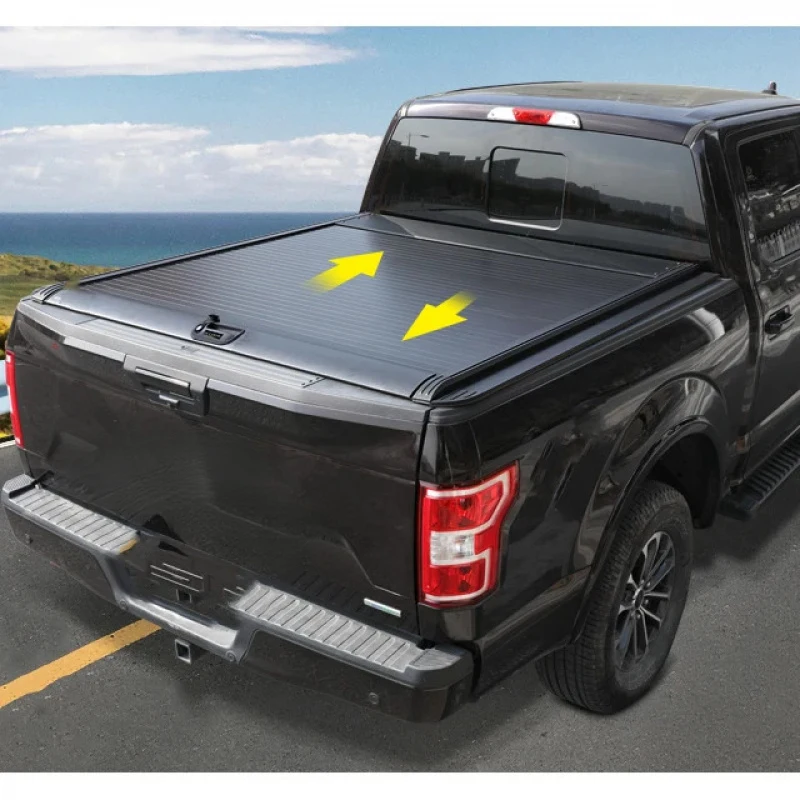 

Top Quality Aluminium Manual Tonneau Cover With Lock Universal for 4x4 Pick up Truck