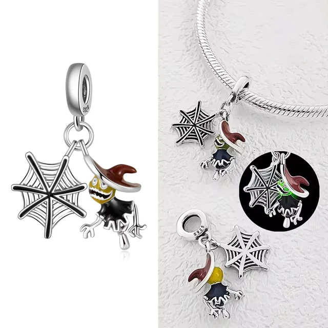 سحر الخرز 925 فضة العناصر الصينية سلسلة الباندا العملاق إله الثروة بوذا قلادة للمرأة صنع المجوهرات #3