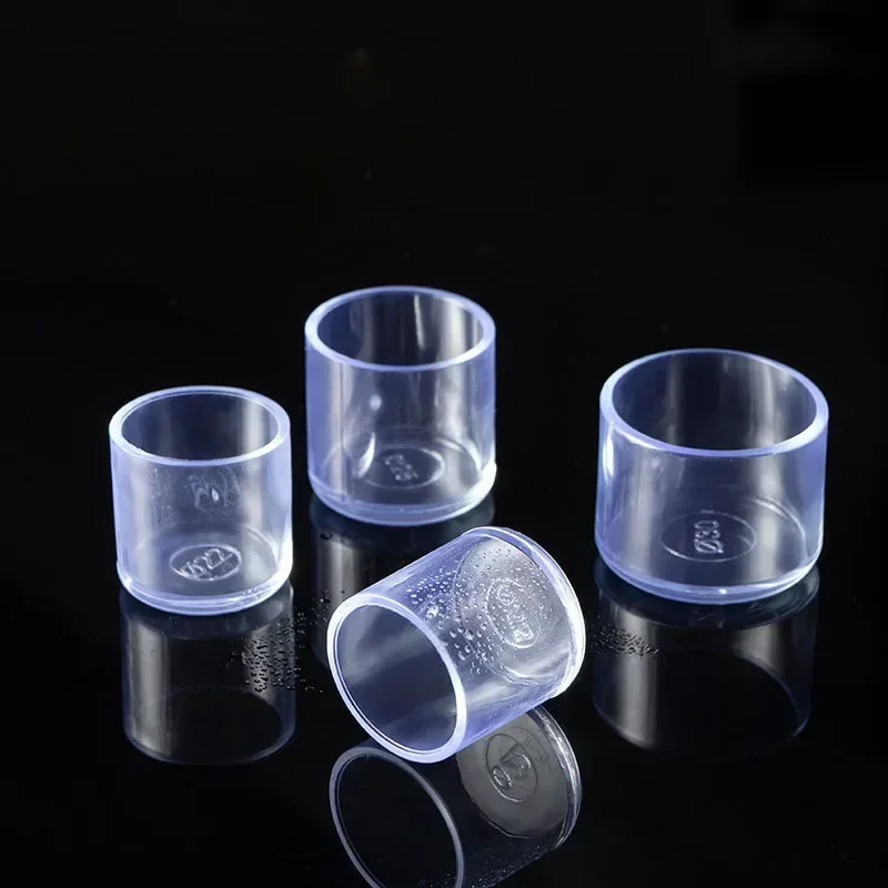 1-5pcs Transparent PVC Table Chair Leg Feet Pad Caps Round Non-slip Feet Plugs Cover Furniture Leveling Feet Home Decor