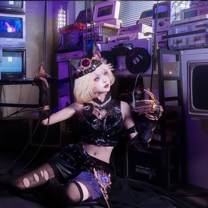 

Game Identity V Mechanic Cosplay Costume Mechanic Lock Core Cosplay Outfit Tracy Reznik Role Play Clothing for Hallowmas Party