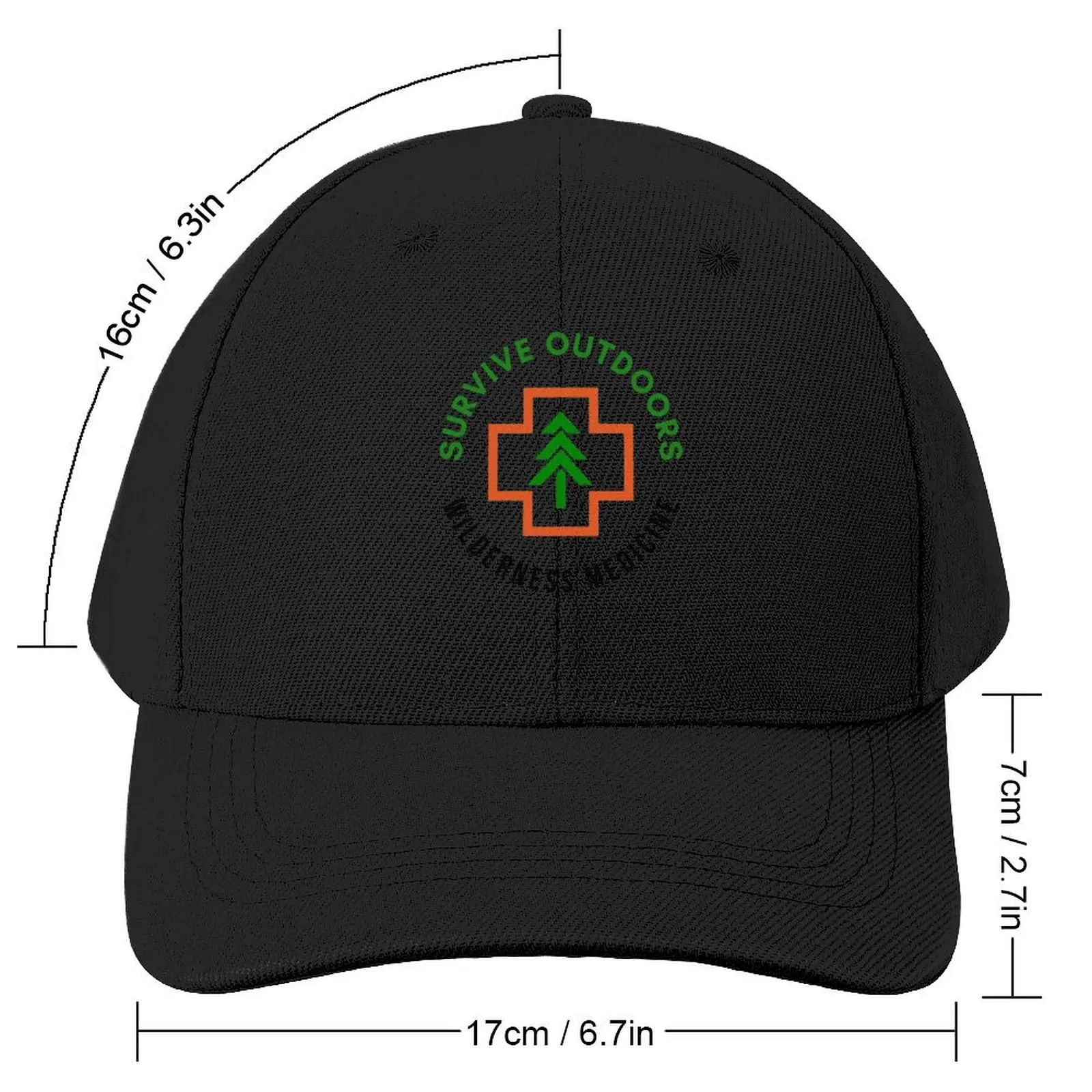 Survive Outdoors Wilderness Medicine Logo1 Baseball Cap Bobble Hat Luxury Man Hat Elegant Women's Hats Men's