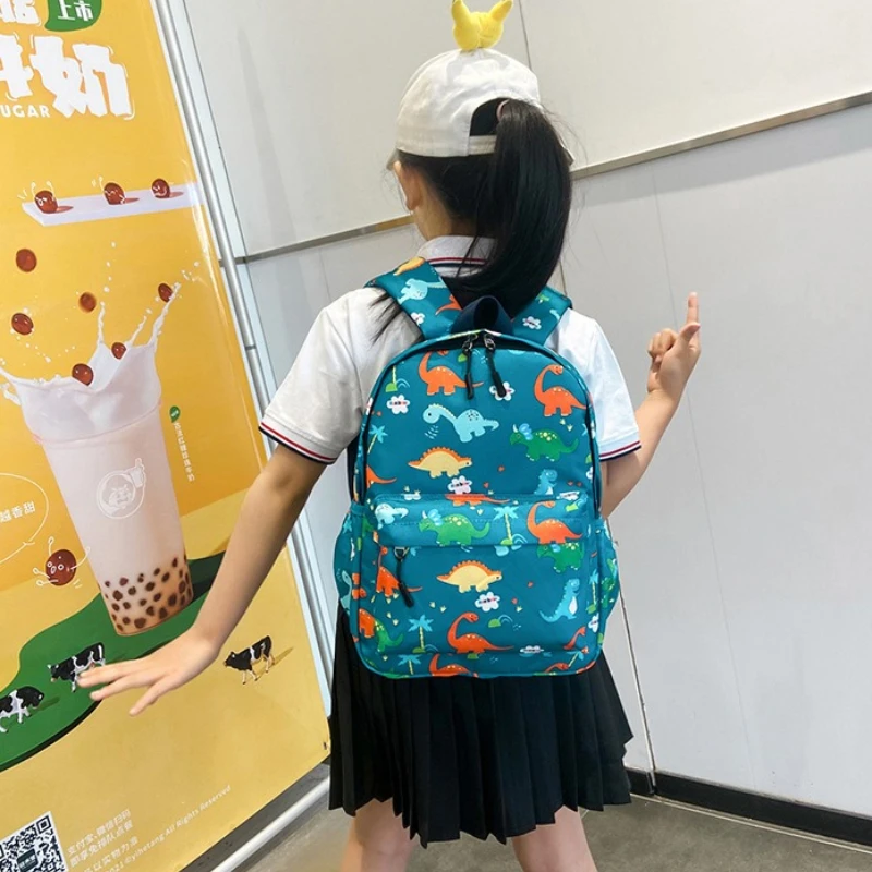 2026 Cute Cartoon Dinosaur Baby Backpacks Kindergarten Schoolbag Children Boys Girls School Bags Adjustable Animals Kid Backpack