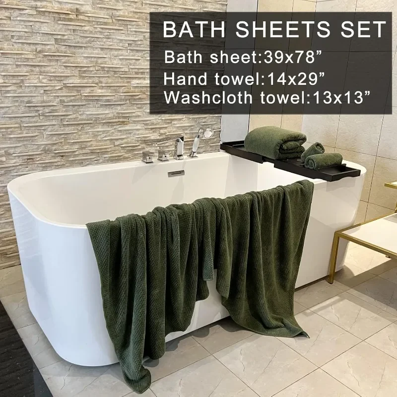 Towels,39x78 Inch Oversized Bath Sheets Towels for Adults Luxury Bath Towels Extra Large Sets for Bathroom Super